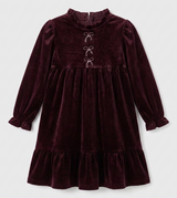 Load image into Gallery viewer, Velour Ruffle Robe
