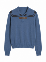 Load image into Gallery viewer, Collar Buckle Sweater
