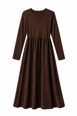 Load image into Gallery viewer, Suede Midi Dress
