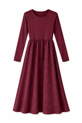 Load image into Gallery viewer, Suede Midi Dress
