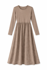 Load image into Gallery viewer, Suede Midi Dress
