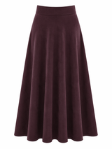Load image into Gallery viewer, Suede Midi Skirt
