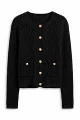 Load image into Gallery viewer, Side Braiding Knit Cardigan
