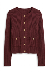Load image into Gallery viewer, Side Braiding Knit Cardigan

