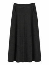 Load image into Gallery viewer, Suede Midi Length Skirt
