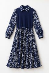 Load image into Gallery viewer, Vest With Printed Satin Dress
