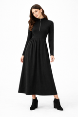 Load image into Gallery viewer, Midi Long Sleeve Dress

