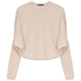 Load image into Gallery viewer, Rhinestone Decorative Tacked Knit Sweater
