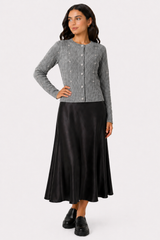 Load image into Gallery viewer, Knit Cardigan With Diamond
