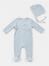Load image into Gallery viewer, Velour Wrap Footie
