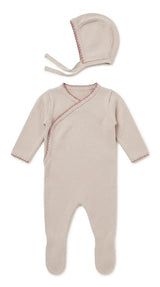 Load image into Gallery viewer, Fake Wrap Knit Footie
