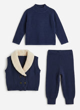 Load image into Gallery viewer, Shawl Collar Vest Set
