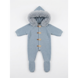 Load image into Gallery viewer, Double Sided Knit Hood Footie
